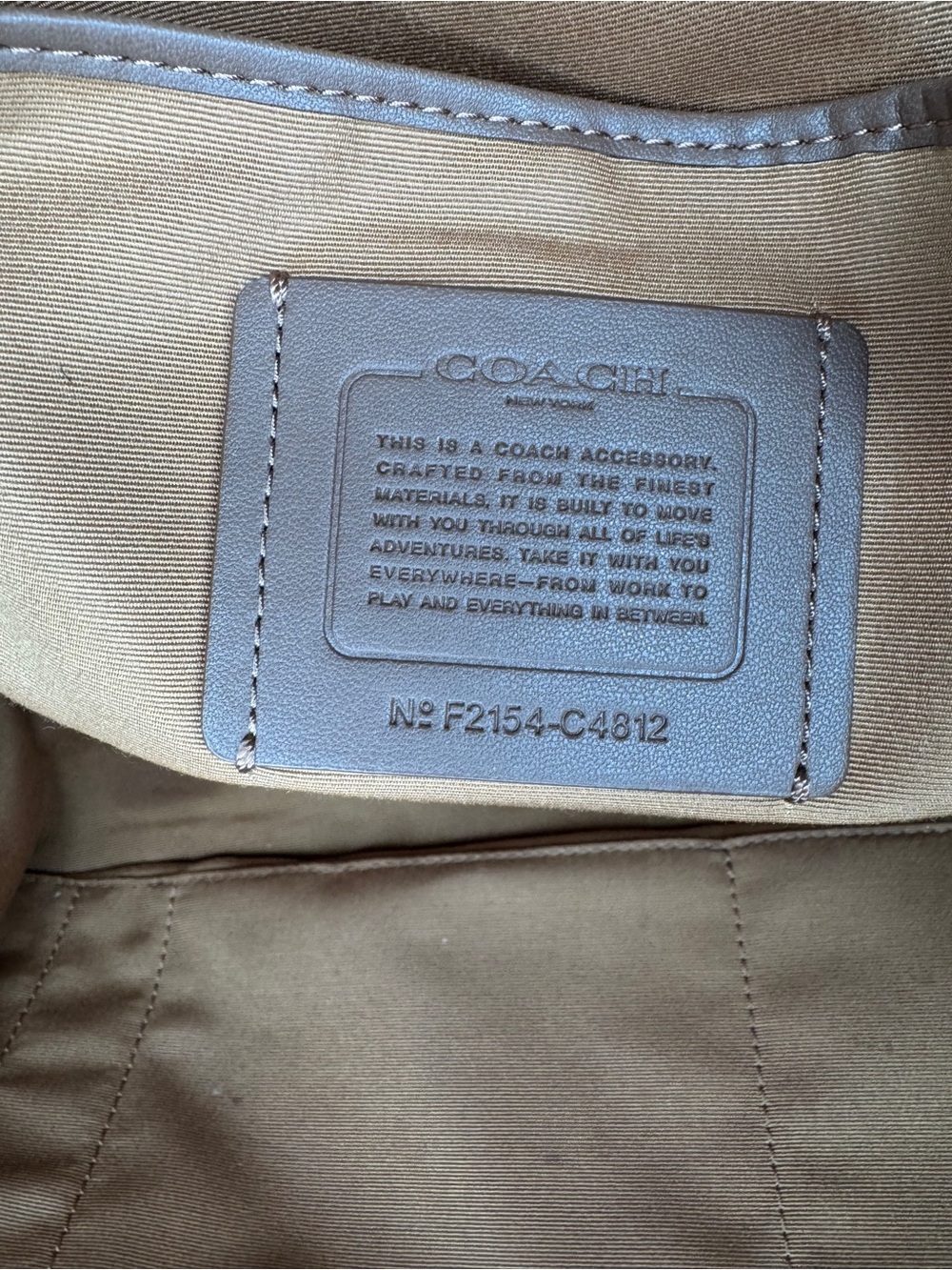 Coach Tote Insert - Picture 6 of 9